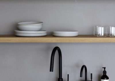 Custom plumbing design for kitchen sink installation